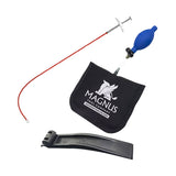 Magnus Car Door Opening Tools Bundle with Large Air Pump Wedge, Door Pry Tool and Button-Grabber Tool