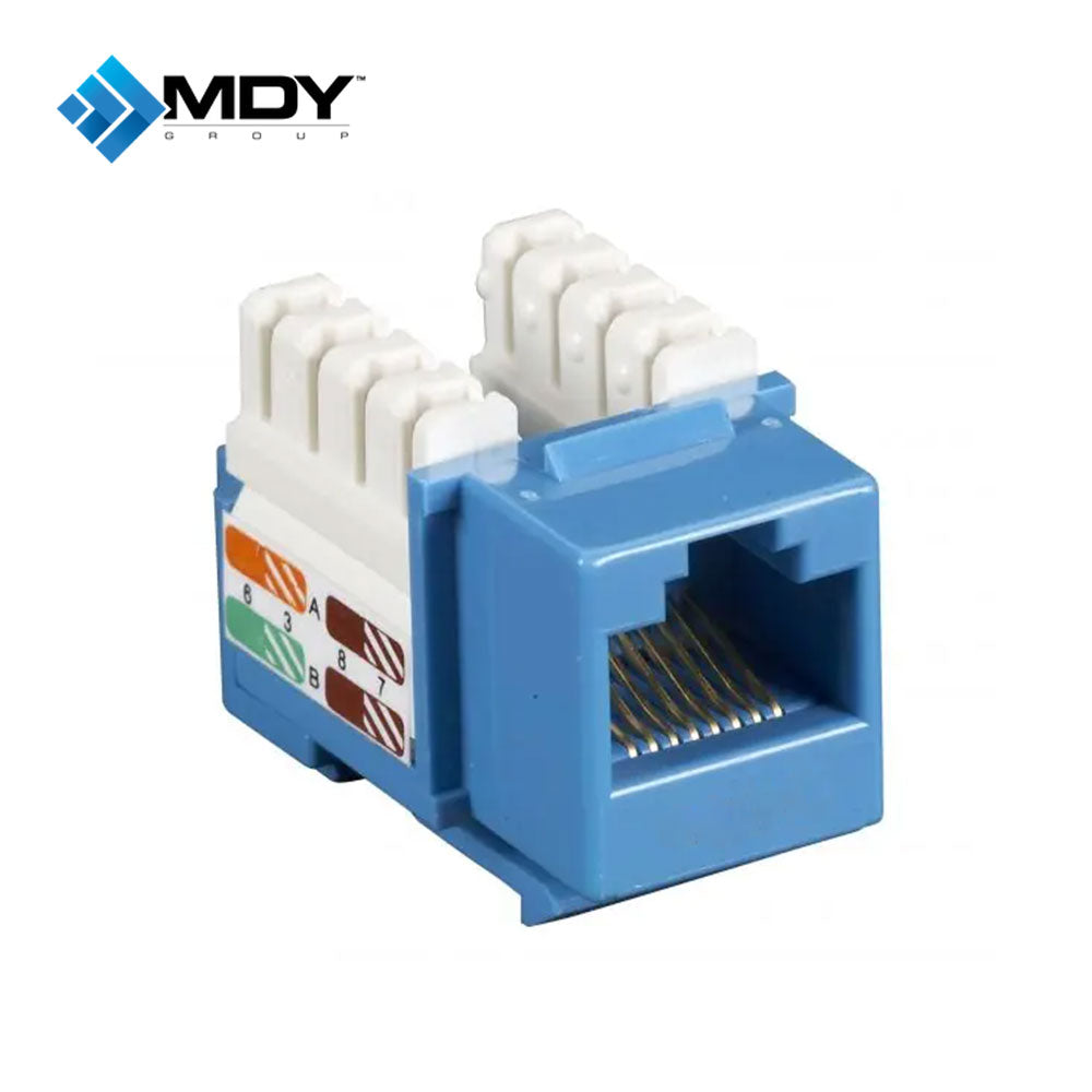 MDY - 550302 / KEYST-5E-B - CAT5e Keystone Jack Blue