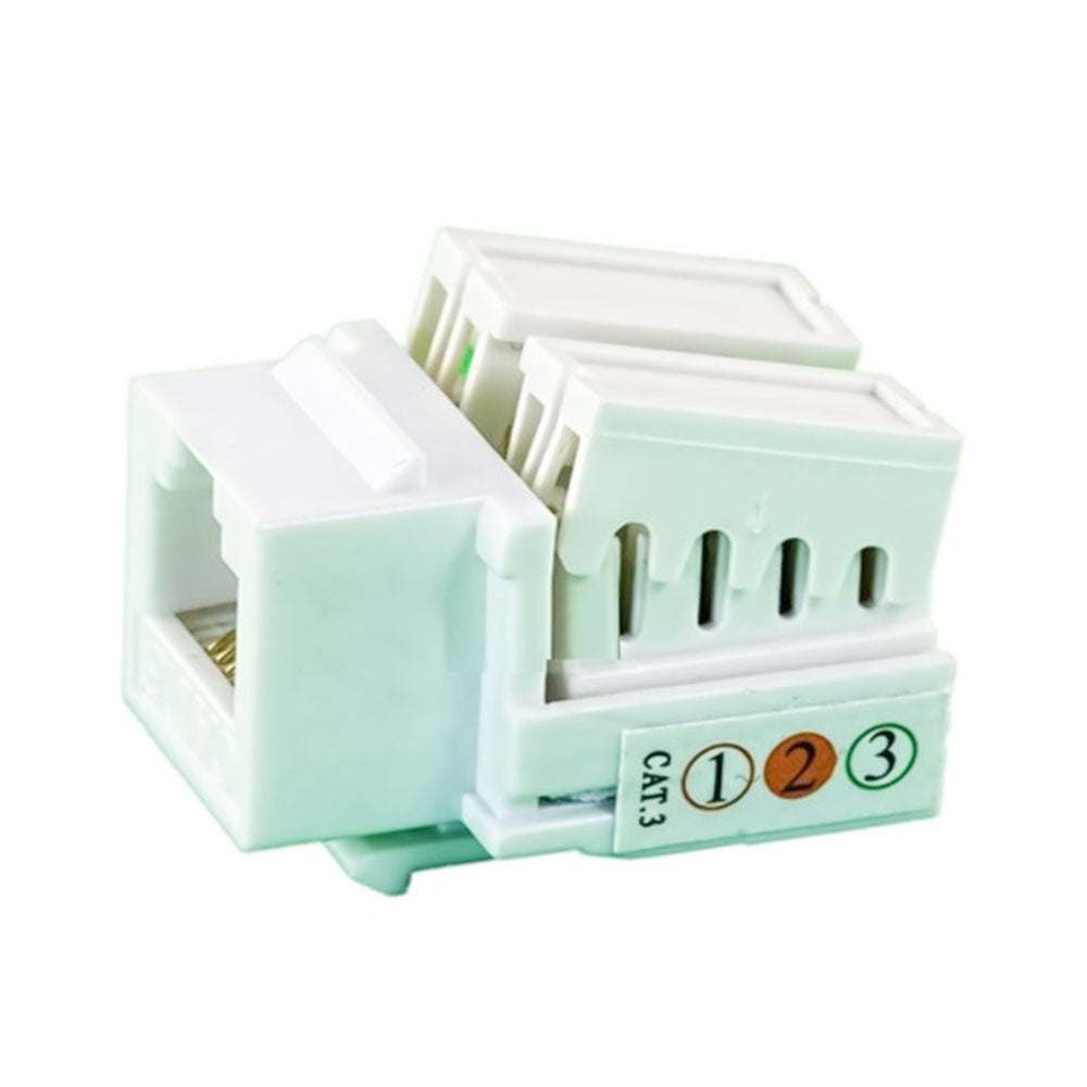 MDY - 550303 / KEYST-5E-W - CAT5e Keystone Jack White