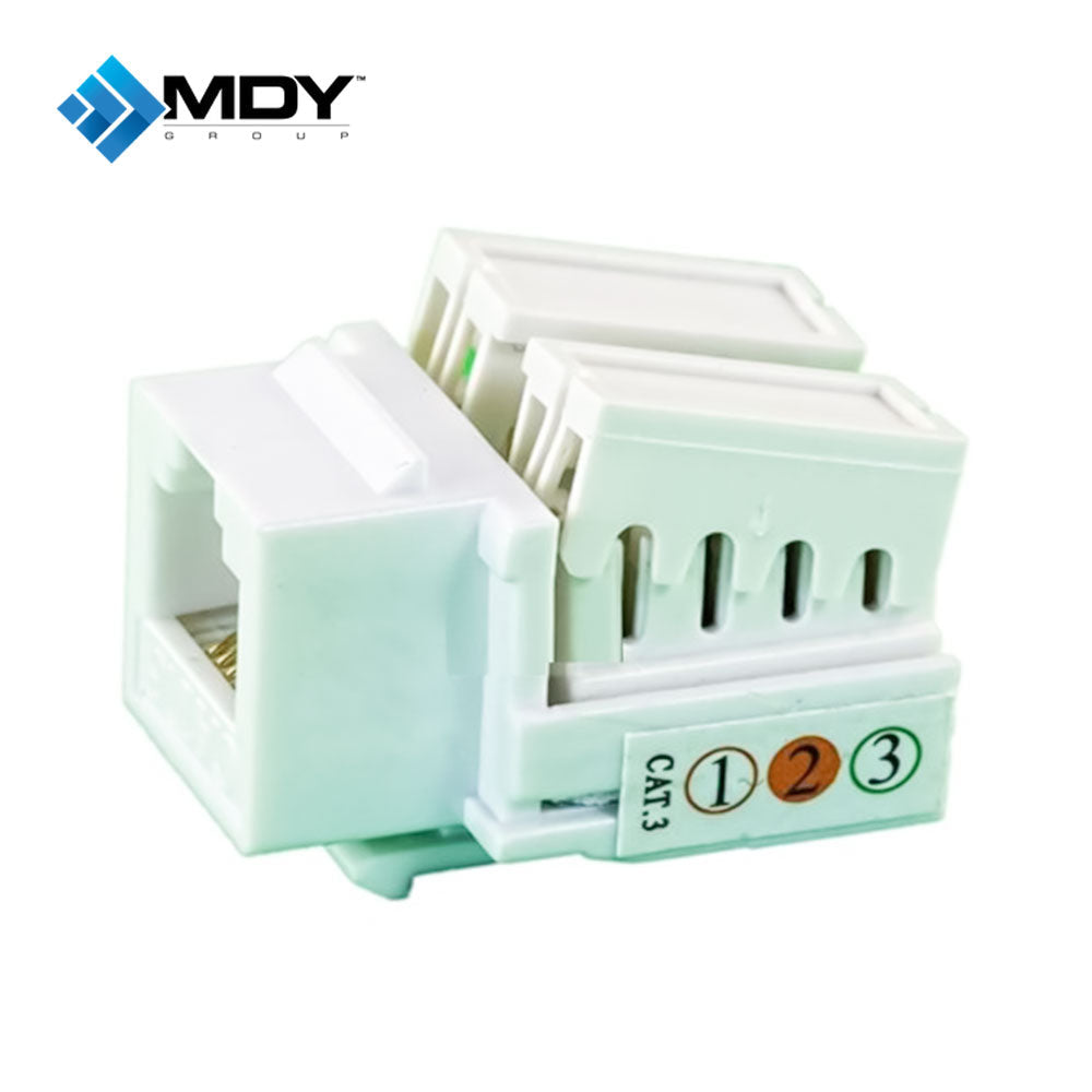 MDY - 550303 / KEYST-5E-W - CAT5e Keystone Jack White