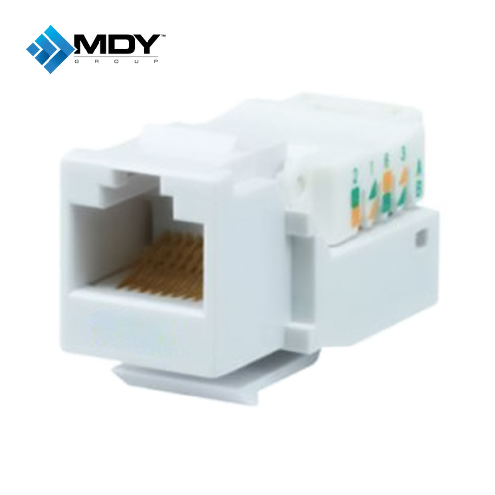 MDY - 550305 / KEYST-6-W - CAT6 Keystone Jack White