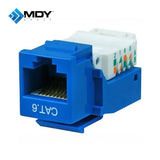 MDY - 550306 / KEYST-6-B - CAT6 Keystone Jack Blue