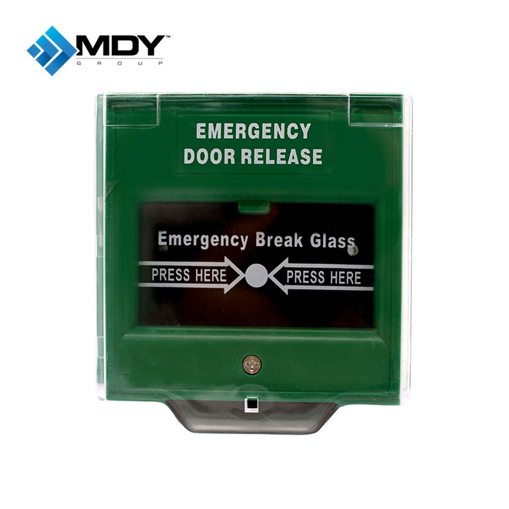 MDY - ACBG-G - Emergency Door Release Break Glass Station Green