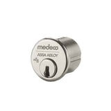 Medeco - 100200J-26-DLT-Z01 - Mortise Cylinder MedecoÂ³ Bi-Level with 6-Pin DL Keyway and 1-1/8 - CT-Z01 Standard Yale Cam - 26 (Satin Chrome)