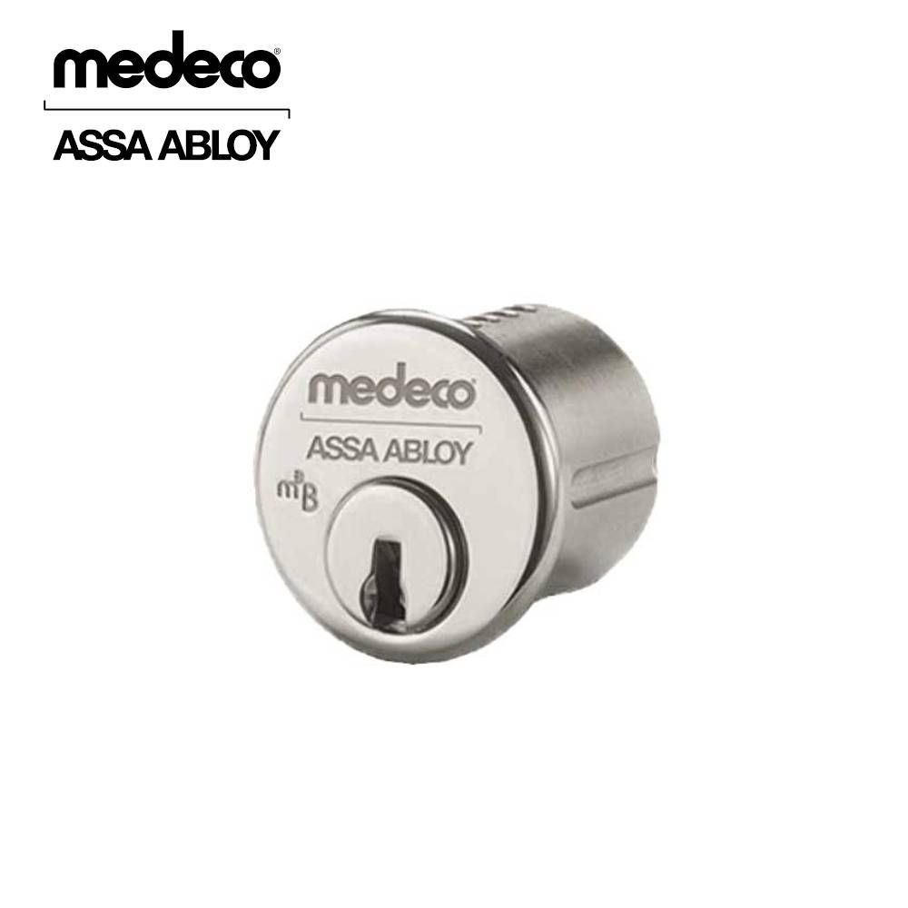 Medeco - 105200J-26-DLT-Z01 - Mortise Cylinder MedecoÂ³ Bi-Level with 6-Pin DL Keyway and 1-1/2 - CT-Z01 Standard Yale Cam - 26 (Satin Chrome)