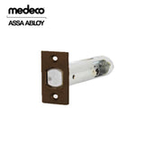 Medeco - 110A1921-24 - Maxum Deadbolts with 2-3/4 Backset and 2-1/4 x 1 Faceplate - 24 (Dark Bronze)