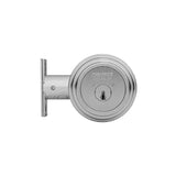 Medeco - 11R503J-19-DLT - Maxum Residential Deadbolt with 5 Pin DL Keyway Single Cylinder and 2 3/8 Backset - MedecoÂ³ BiLevel - 19 (Satin Nickel)