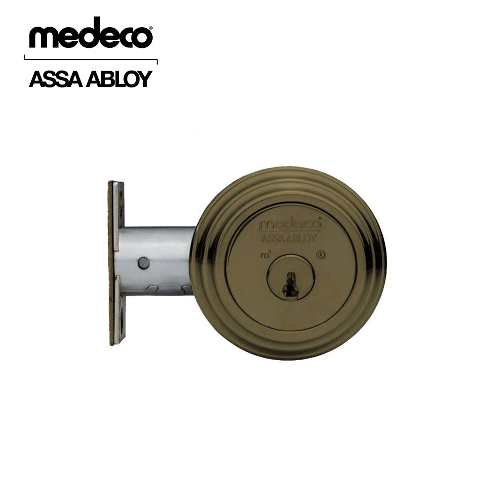 Medeco - 11R504T-13-DLT - Maxum Residential Deadbolt with 5 Pin DL Keyway Single Cylinder and 2-3/4 Backset - MedecoÂ³ - 13 (Oil Rubbed Bronze)