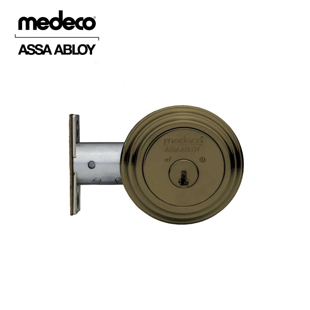 Medeco - 11R533T-13-DLT - Maxum Residential Deadbolt with 5 Pin DL Keyway Double Cylinder and 2-3/8 Backset - MedecoÂ³ - 13 (Oil Rubbed Bronze)