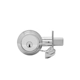 Medeco - 11R533T-26-DLQ - Maxum Residential Deadbolt with 5 Pin DL Keyway Captive Cylinder Sub-Assembled and 2 3/8 Backset - MedecoÂ³ - 26 (Satin Chrome)