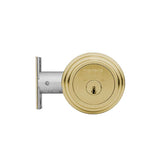 Medeco - 11R624T-05-DLT - Maxum Residential Deadbolt with 6 Pin DL Keyway Double Cylinder and 2-3/4 Backset - MedecoÂ³ - 05 (Bright Brass)