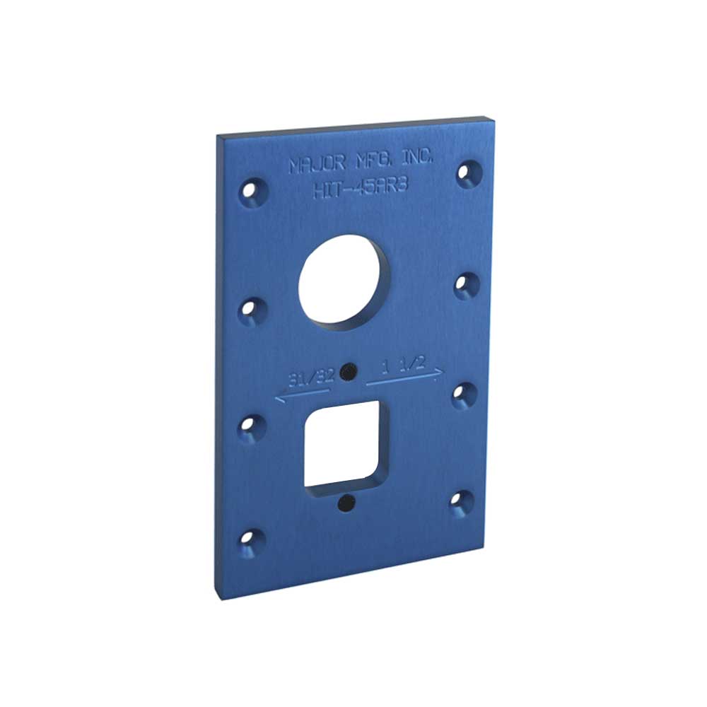 Major Mfg - HIT-45AR3 - Cylinder and Indicator Holes Template for Adams Rite Locks and Latches