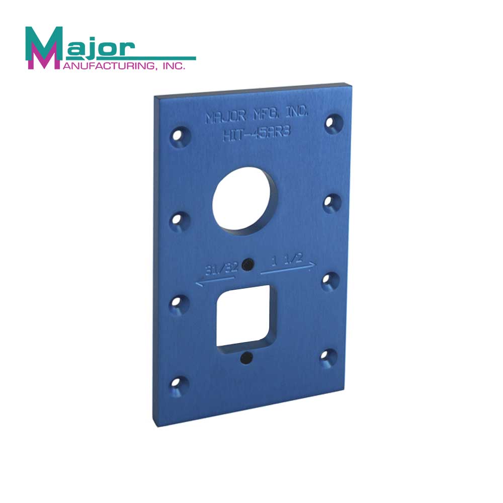 Major Mfg - HIT-45AR3 - Cylinder and Indicator Holes Template for Adams Rite Locks and Latches