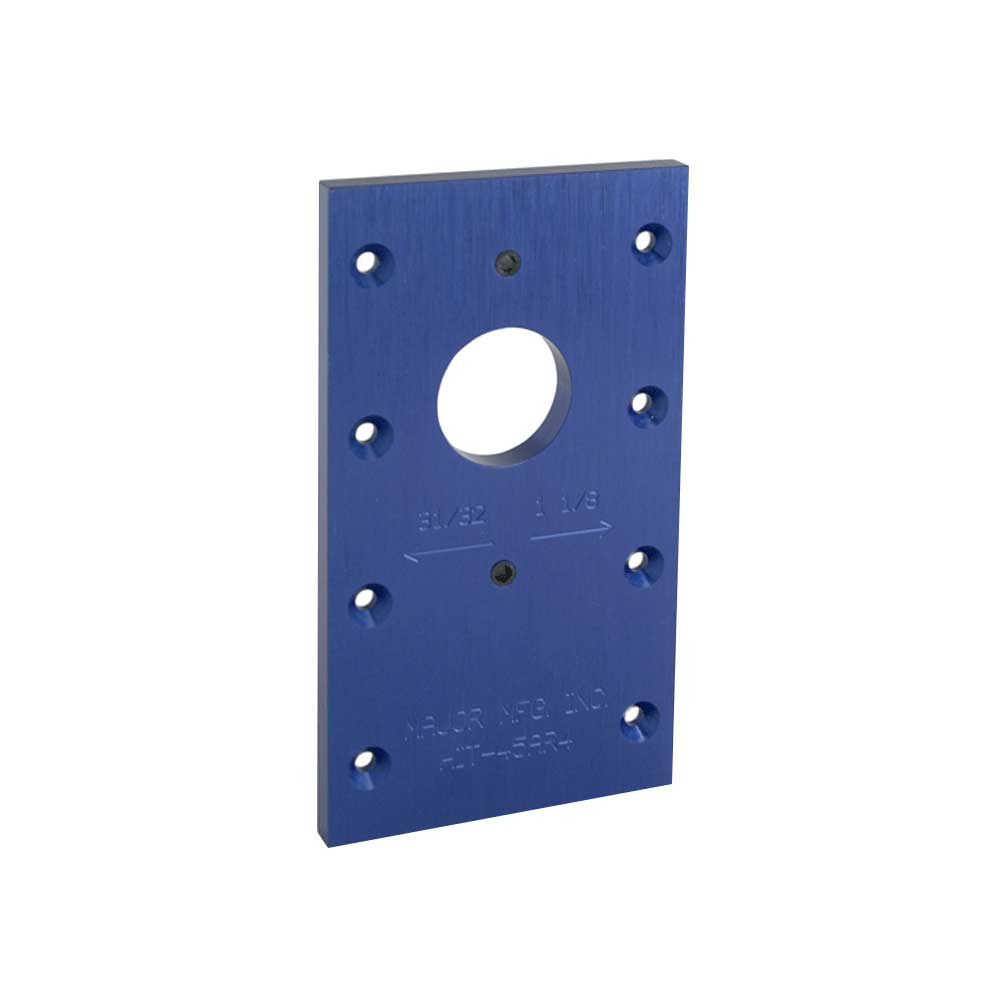 Major Mfg - HIT-45AR4 - Cylinder and Handle Holes Template for Adams Rite Locks and Latches