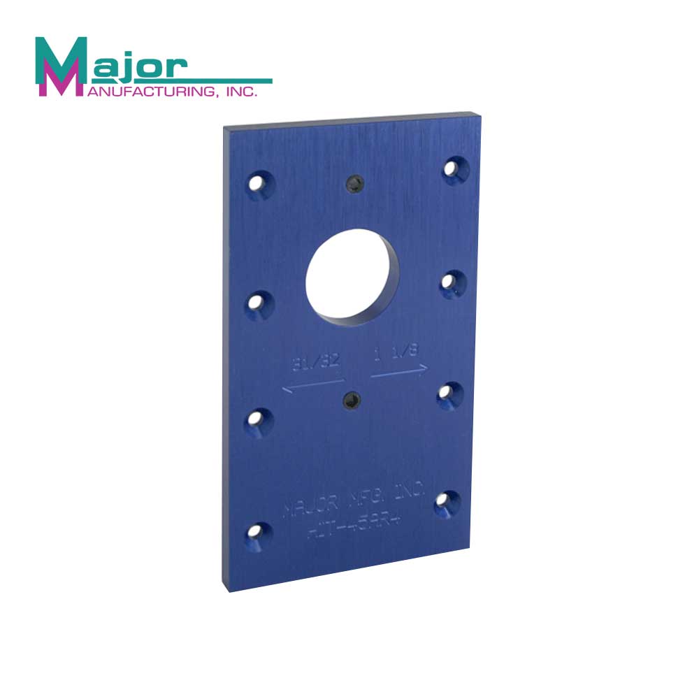 Major Mfg - HIT-45AR4 - Cylinder and Handle Holes Template for Adams Rite Locks and Latches