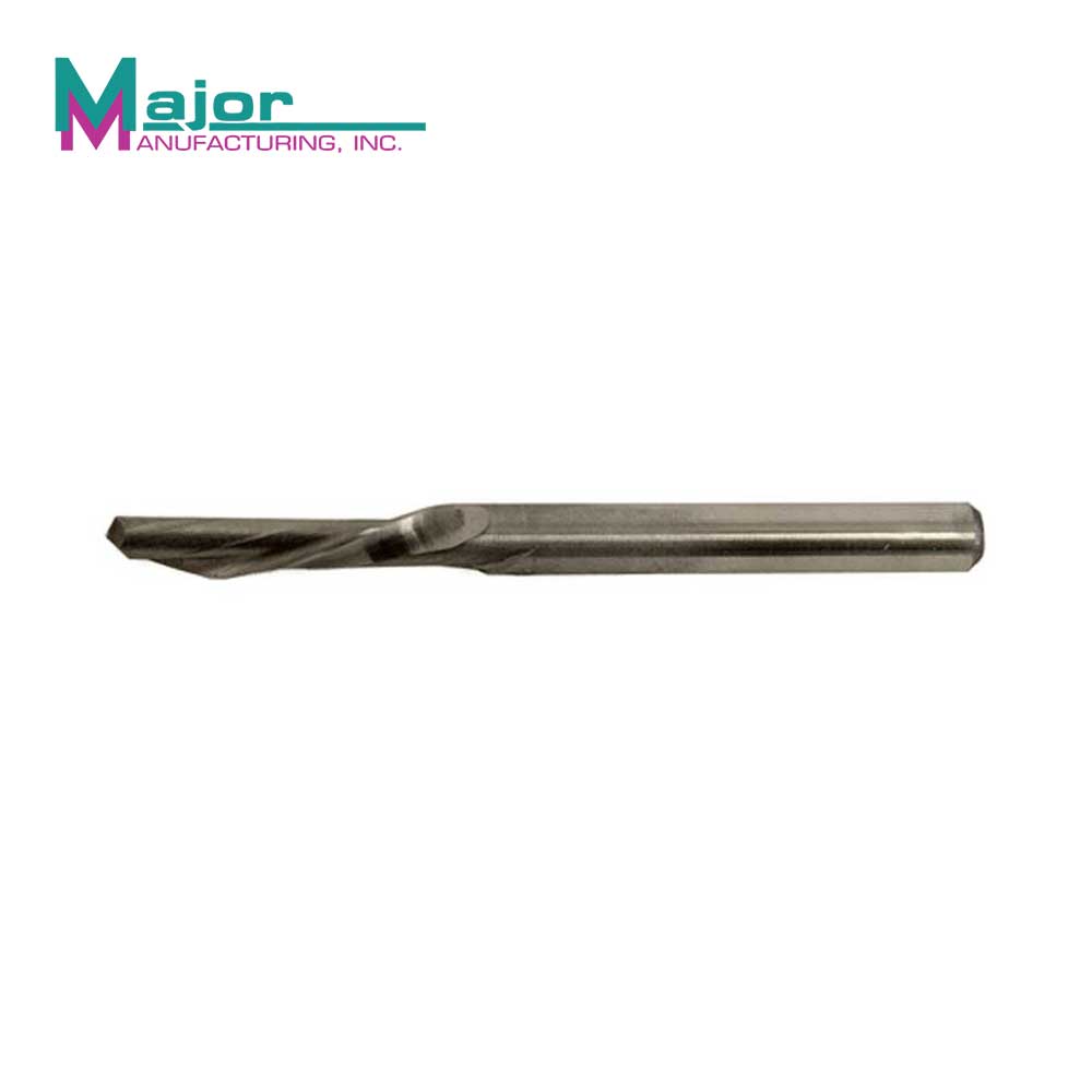 Major Mfg - HIT-45RB4 - Single Flute 1/4" Down Shear Router Bit for Aluminum Doors and Frames