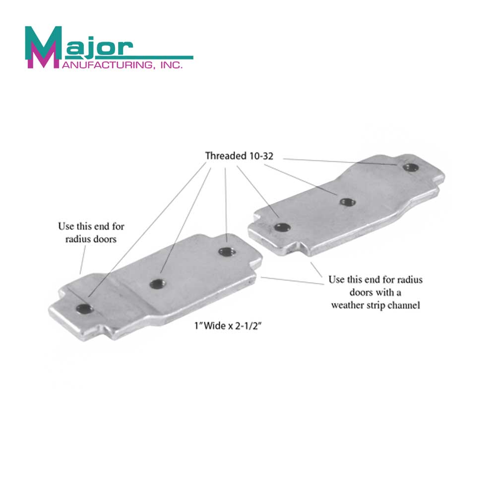 Major Mfg - LMB-033 - Lock Mounting Bracket for Adams Rite Locks in Aluminum Radius Door Frames