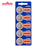 MURATA / SONY Lithium Coin Cell Batteries (CR1616 / CR1620 / CR1632 / CR2016 / CR2025 / CR2032 / CR2430 / CR2450) - 5 Pack