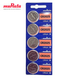 MURATA / SONY Lithium Coin Cell Batteries (CR1616 / CR1620 / CR1632 / CR2016 / CR2025 / CR2032 / CR2430 / CR2450) - 5 Pack