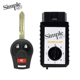 Simple Key 3-Button Remote w/ Panic and EZ Installer for 2004-2018 Nissan