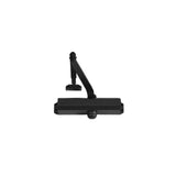 Norton - 1601 - Tri Mount Surface Closer with Double Lever Arm Regular and 180 Deg. Swing - Adjustable Size 1-6 -Grade 1 - 693 (Black Painted)