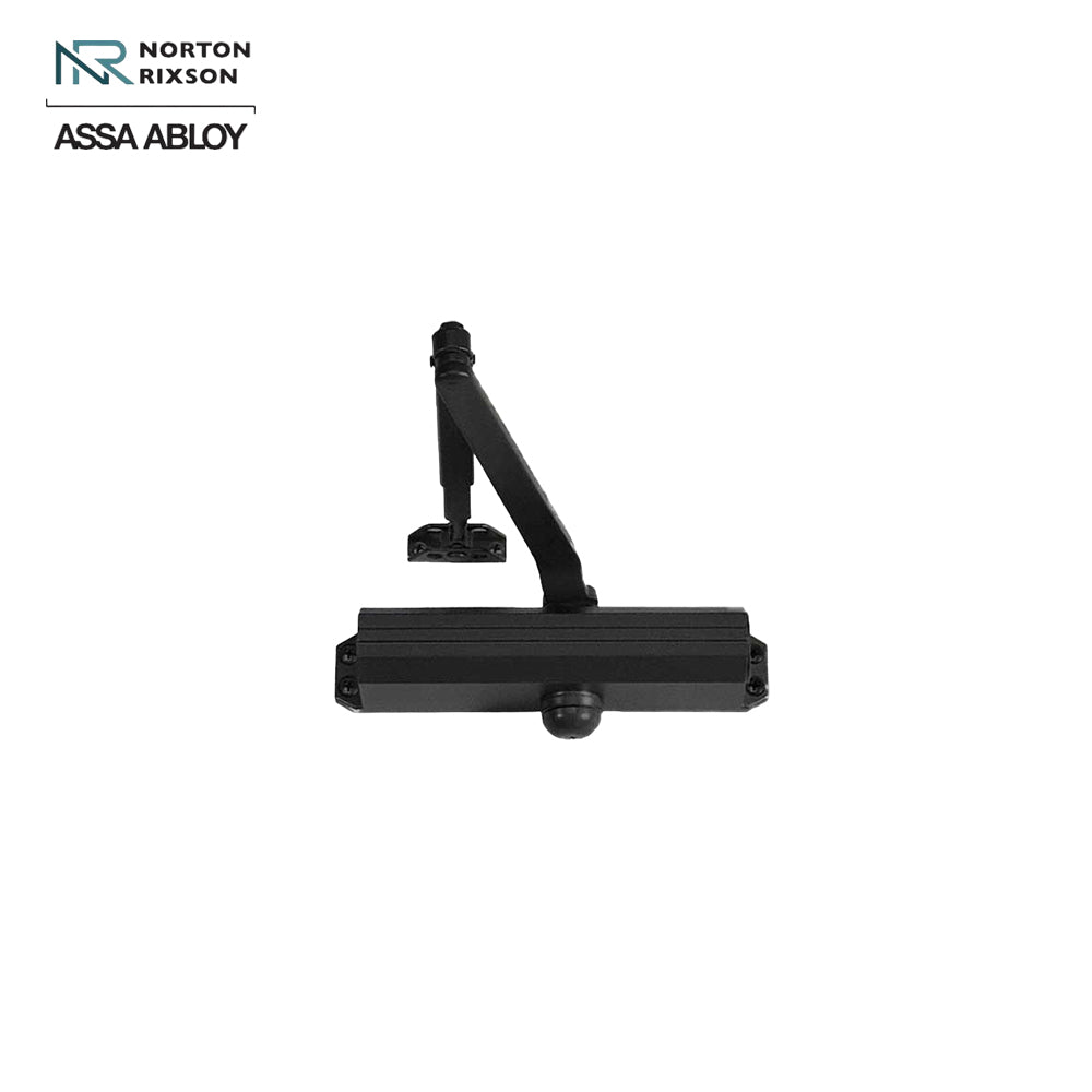 Norton - 1601 - Tri Mount Surface Closer with Double Lever Arm Regular and 180 Deg. Swing - Adjustable Size 1-6 -Grade 1 - 693 (Black Painted)