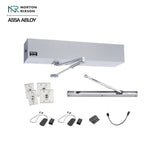 Norton - 5740K3 - Low Energy Surface Mounted Electrohydraulic Door Operator Universal Kit Push and Pull Arms with 2 Wall Switches and 2 Transmitters Receiver Power Cord