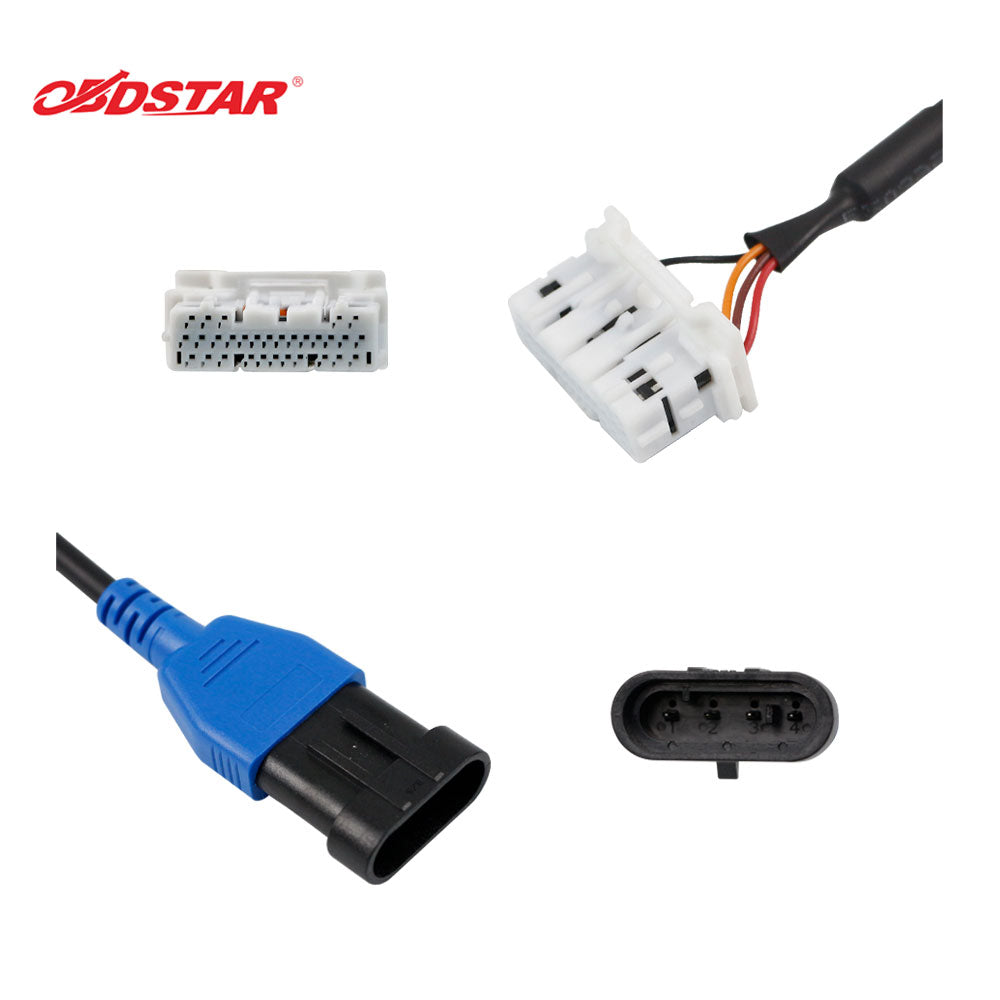 OBDSTAR Toyota-30 V2 Kit including CAN DIRECT Cable and Toyota-30 V2 Cable for 4A and 8A-BA All Key Lost for X300 DP PLUS/ X300 PRO4/ X300 DP Key Master