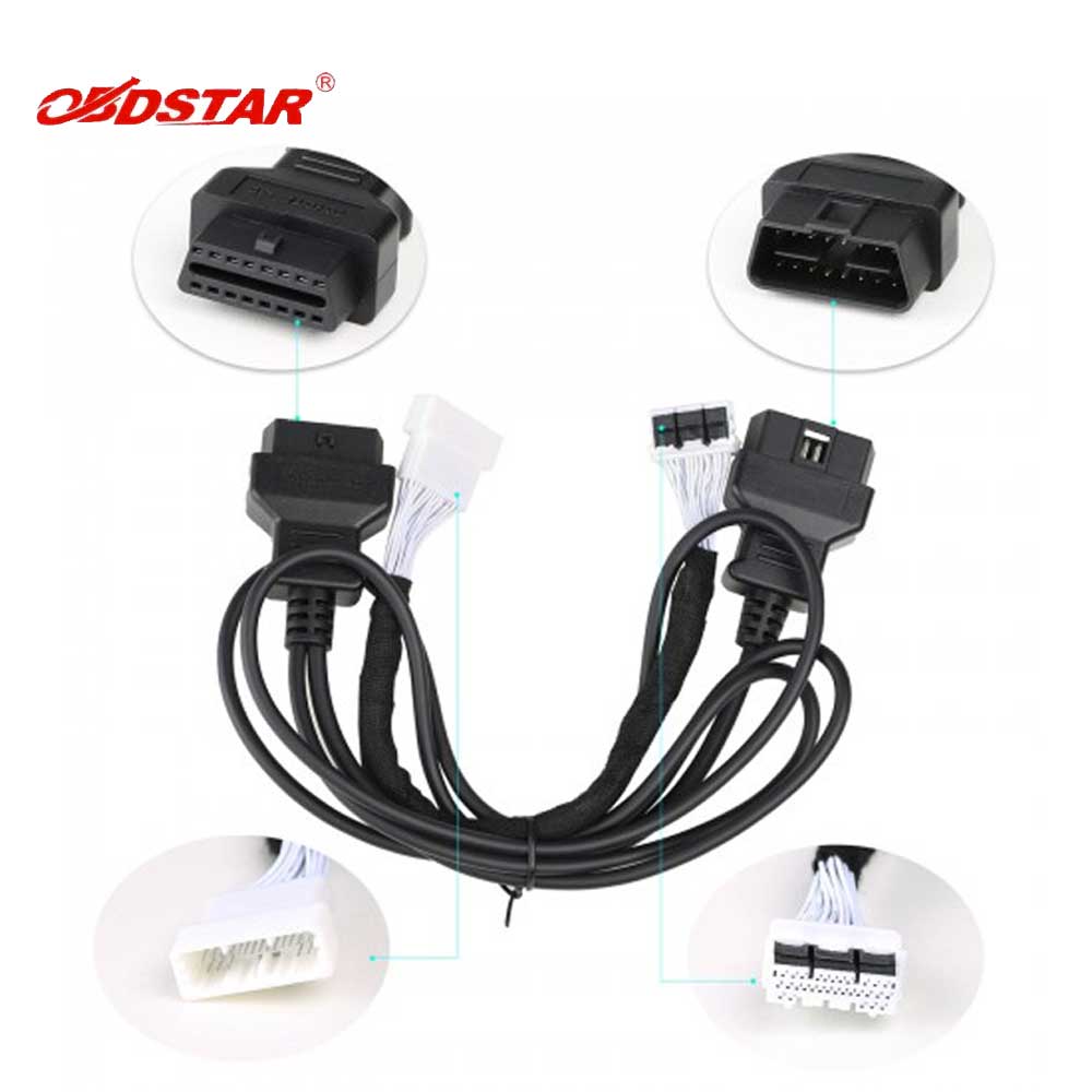 OBDSTAR Toyota-30 Cable for 4A and 8A-BA All Key Lost for X300 DP PLUS/ X300 PRO4/ X300 DP Key Master (Discontinued)