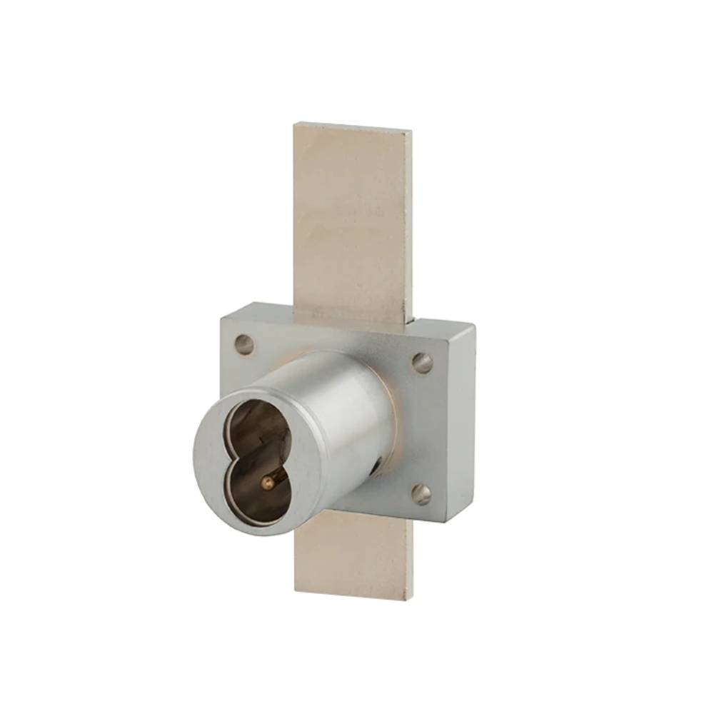 OLYMPUS LOCK - 721DW - Small Format (BEST) IC Core Deadbolt Cabinet Drawer Lock -  1-3/8 Cylinder Length - Long Bolt - No Key Retaining - No High Security - US26D (Satin Chrome-626)