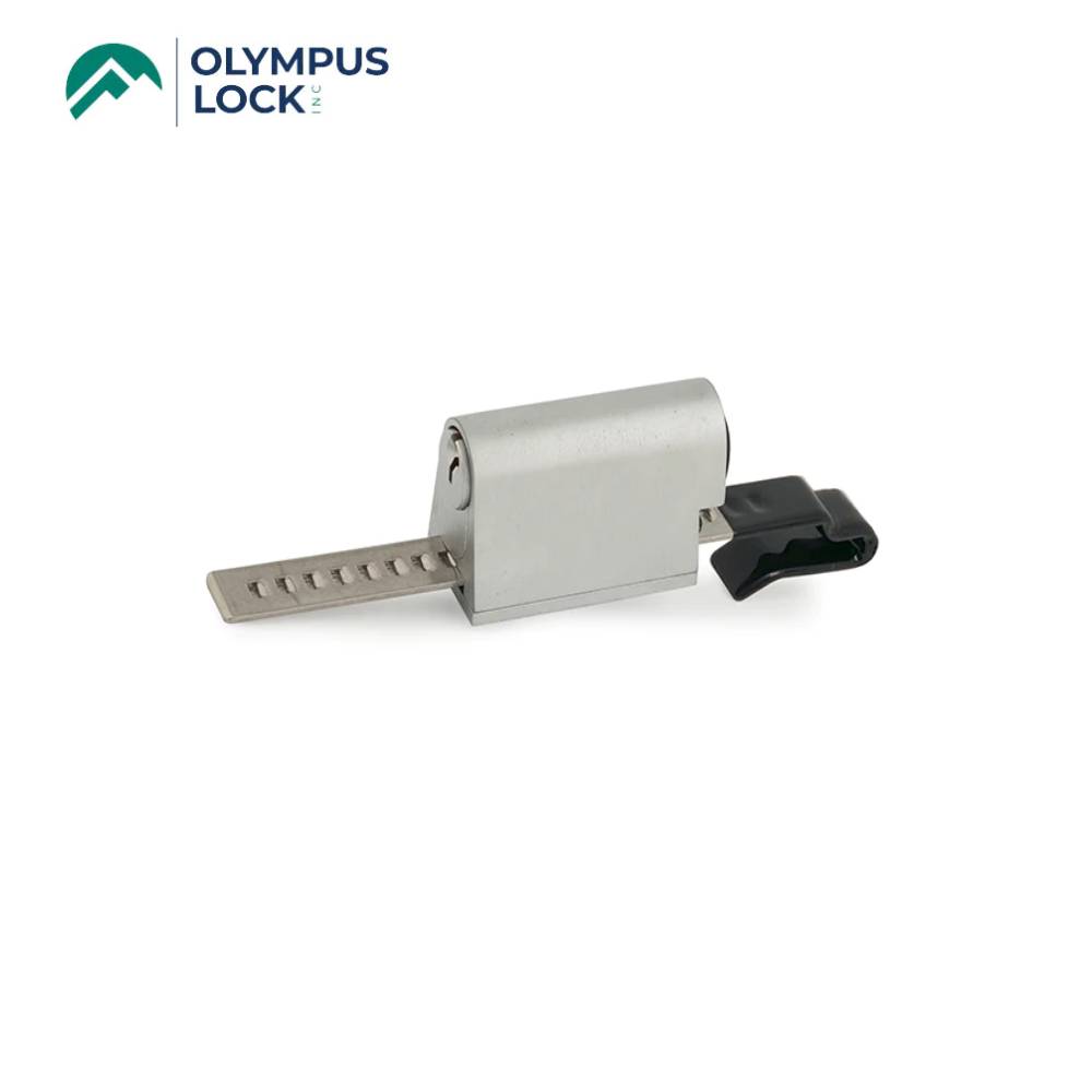 OLYMPUS LOCK - 829R - S Series - Schlage C Sliding Door Ratchet/Showcase - Optional Keying - US26D (Satin Chrome-626)