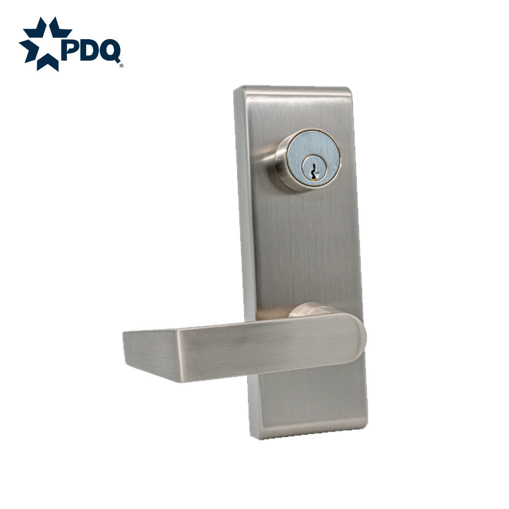 PDQ 6W - Storeroom Exit Device Trim - 6300/6400 Series - Wide Escutcheon