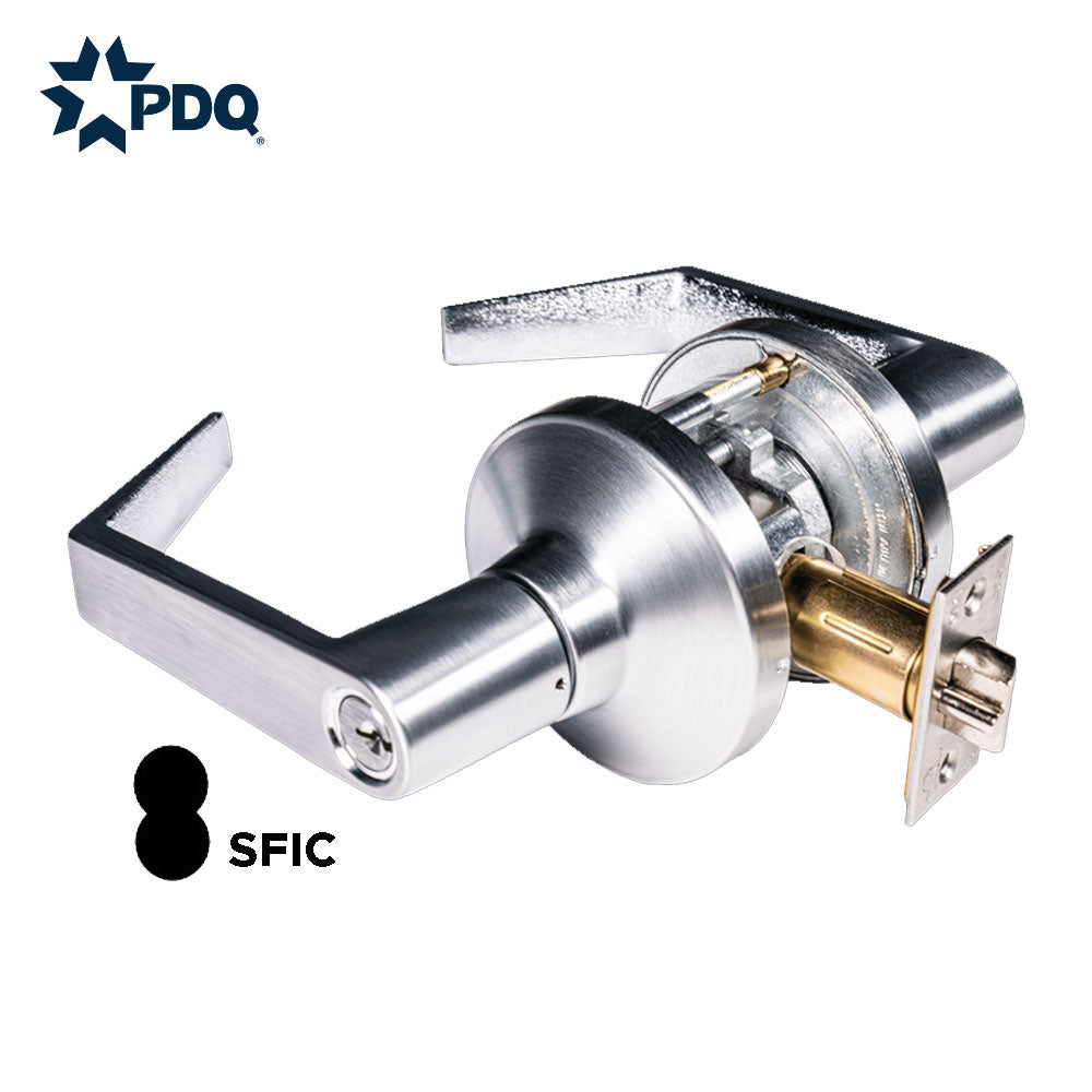 PDQ GP115 - Storeroom HD Cylindrical Lock with 2-3/4" Backset - ASA Strike - ANSI F86 - Grade 2