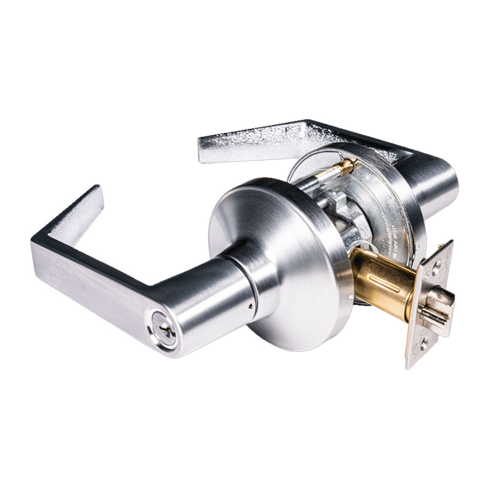 PDQ GP126 - Passage/Closet HD Cylindrical Lock with 2-3/4" Backset - ASA Strike - ANSI F75 - Grade 2