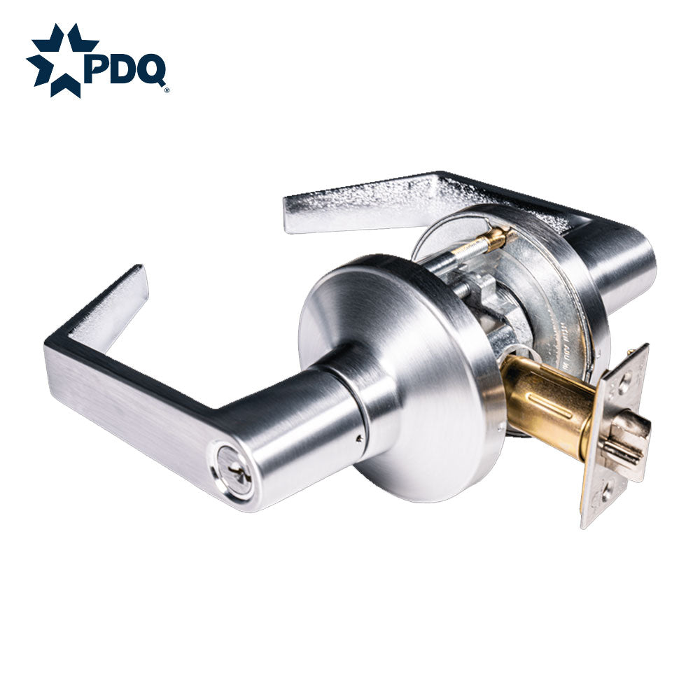 PDQ GP126 - Passage/Closet HD Cylindrical Lock with 2-3/4" Backset - ASA Strike - ANSI F75 - Grade 2