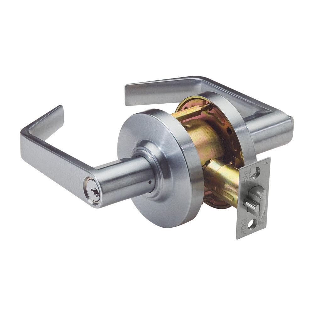 PDQ SD115 - Storeroom HD Cylindrical Lock with 2-3/4" Backset - ASA Strike - ANSI F86 - Grade 2