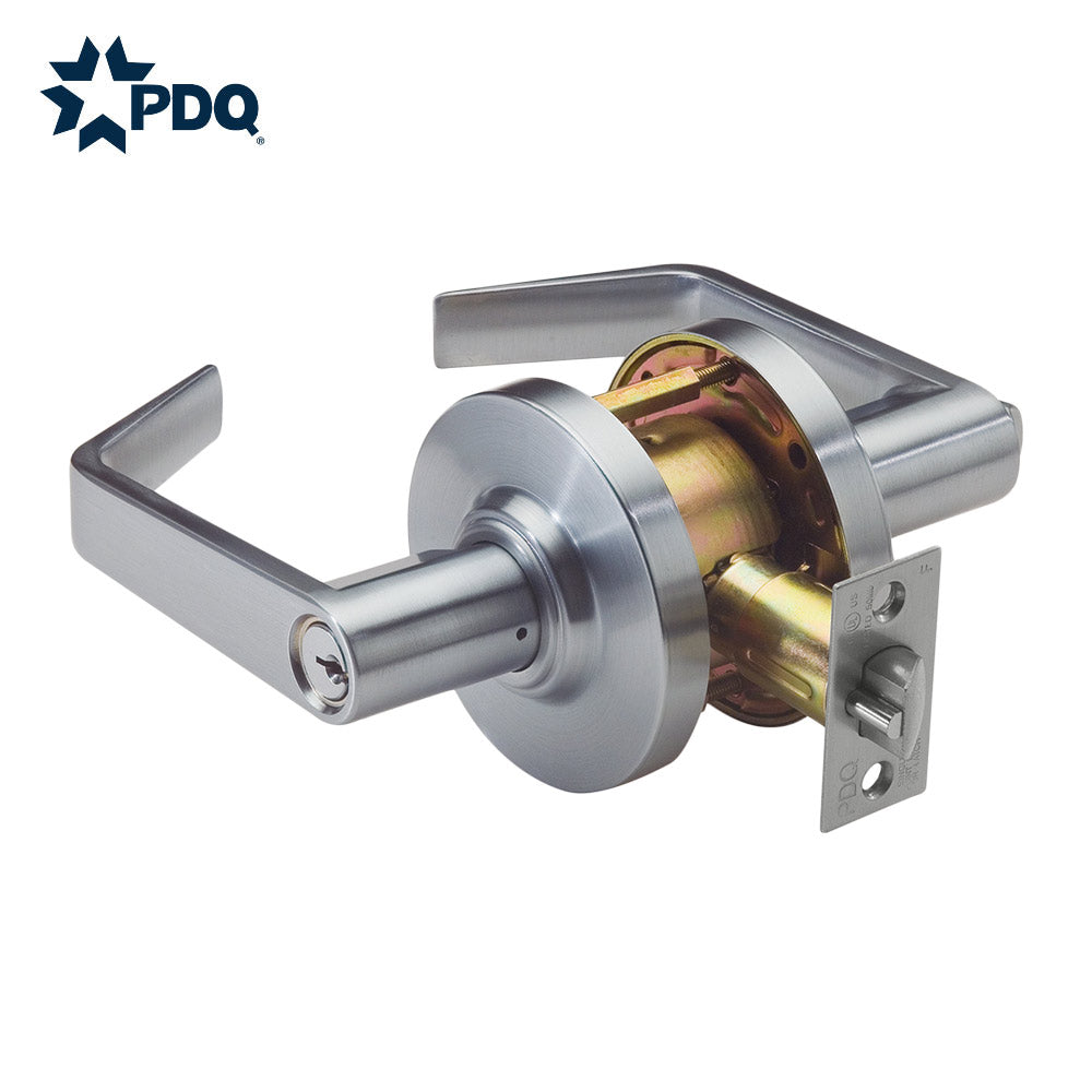 PDQ SD116 - Entrance HD Cylindrical Lock with 2-3/4" Backset - ASA Strike - ANSI F109 - Grade 2