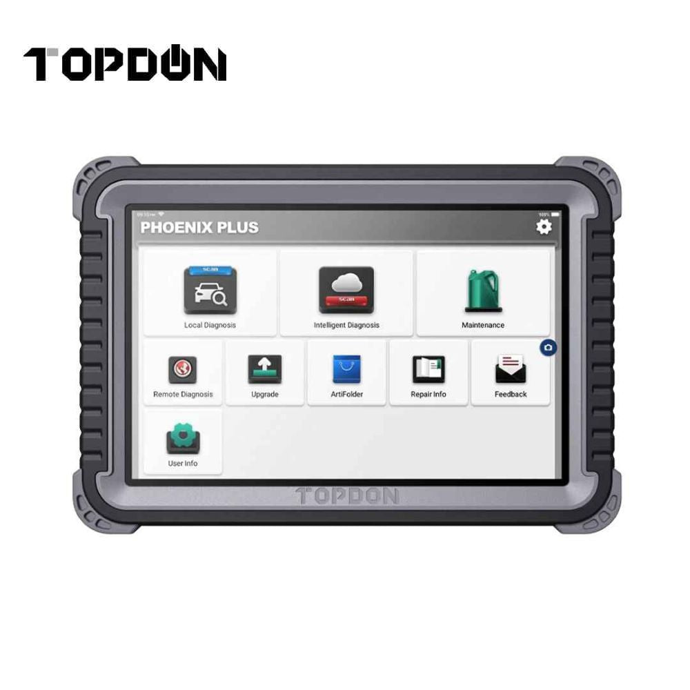 TOPDON PHOENIX PLUS Intelligent Diagnostic Scanner and BT 100 Charging System Tester Tool