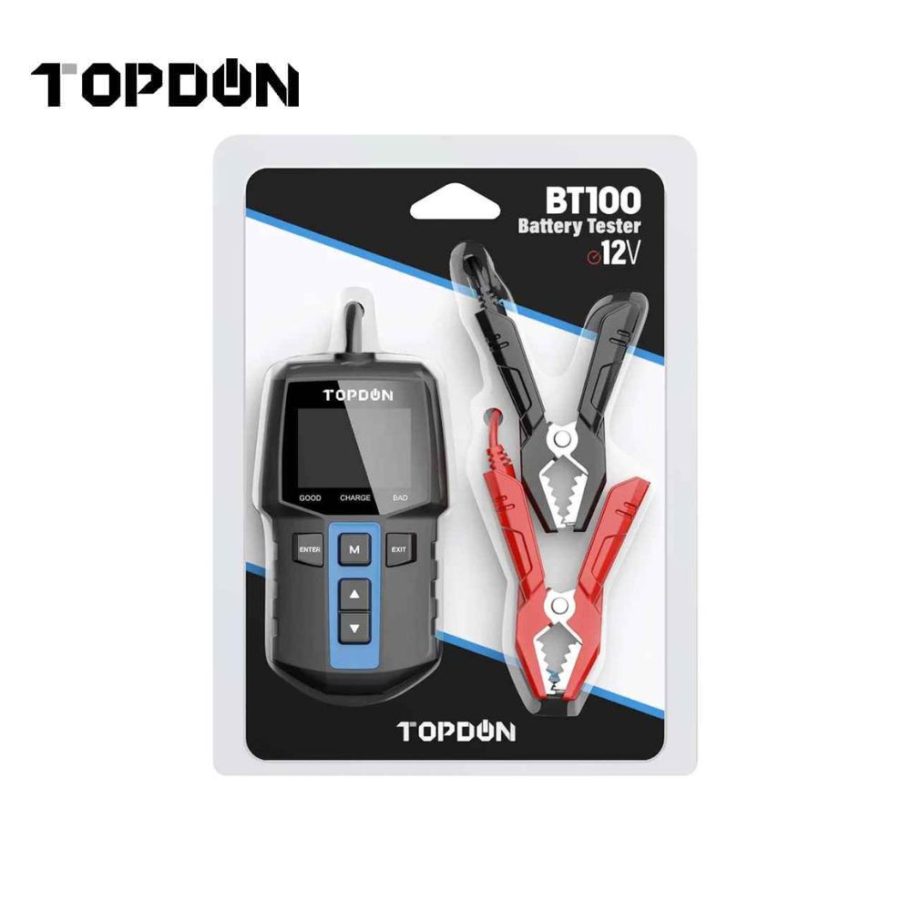 TOPDON PHOENIX PLUS Intelligent Diagnostic Scanner and BT 100 Charging System Tester Tool