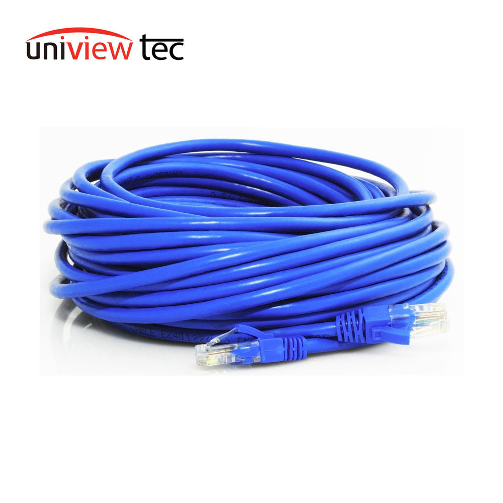 Uniview Tec R100CAT5E Ethernet Network Cable 100 , Cat 5e, 350MHz with Connectors