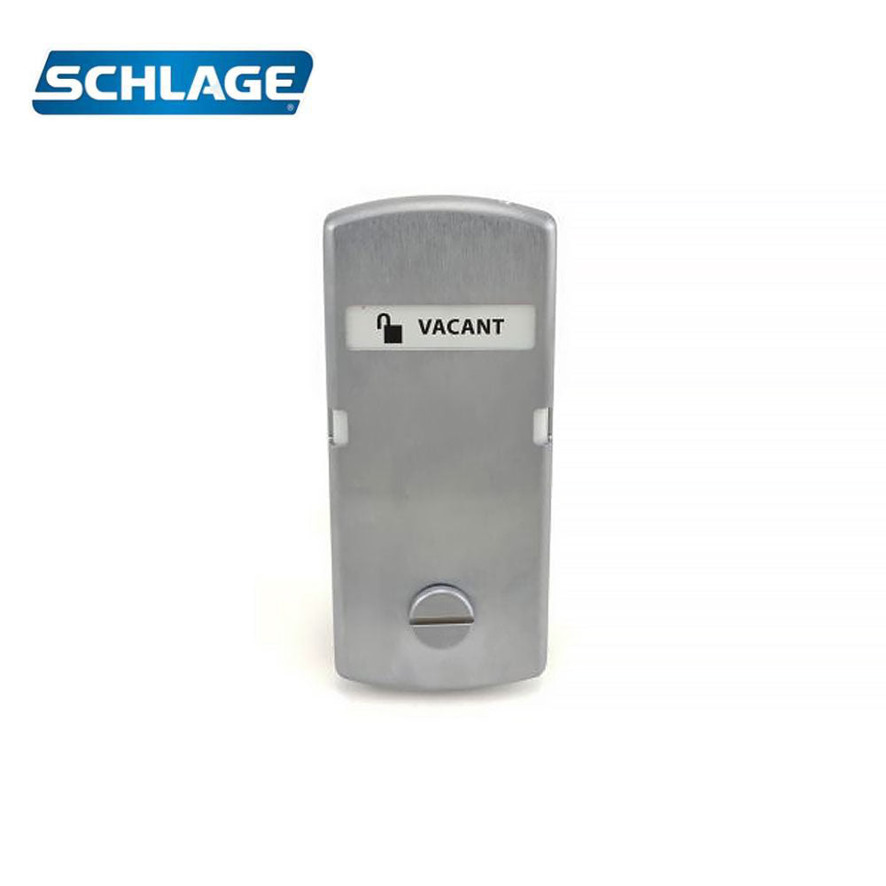 Schlage - L283 - Indicator - L Series - OCCUPIED/VACANT - Outside - 626 (Satin Chrome)