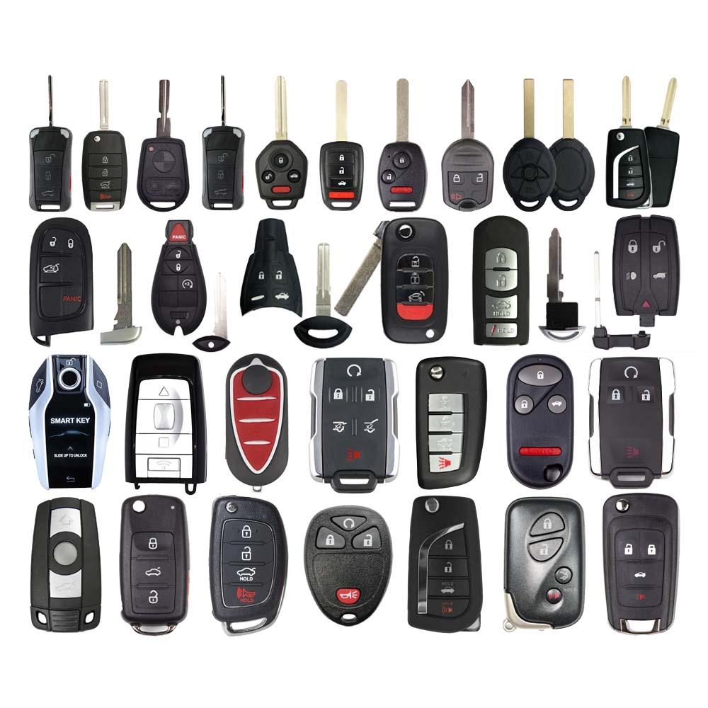 AKS KEYS Automotive Smart Remotes Starter Pack-8 with 90 Remotes