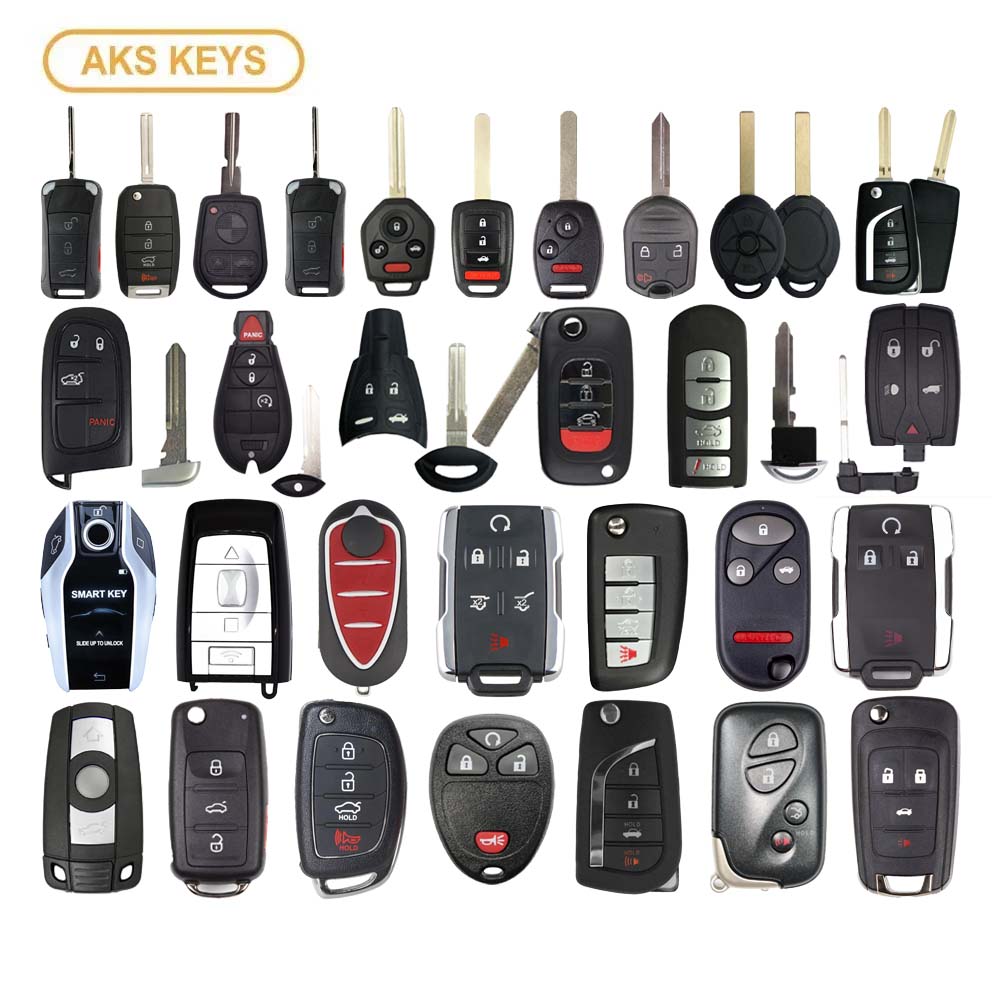 AKS KEYS Automotive Smart Remotes Starter Pack-8 with 90 Remotes