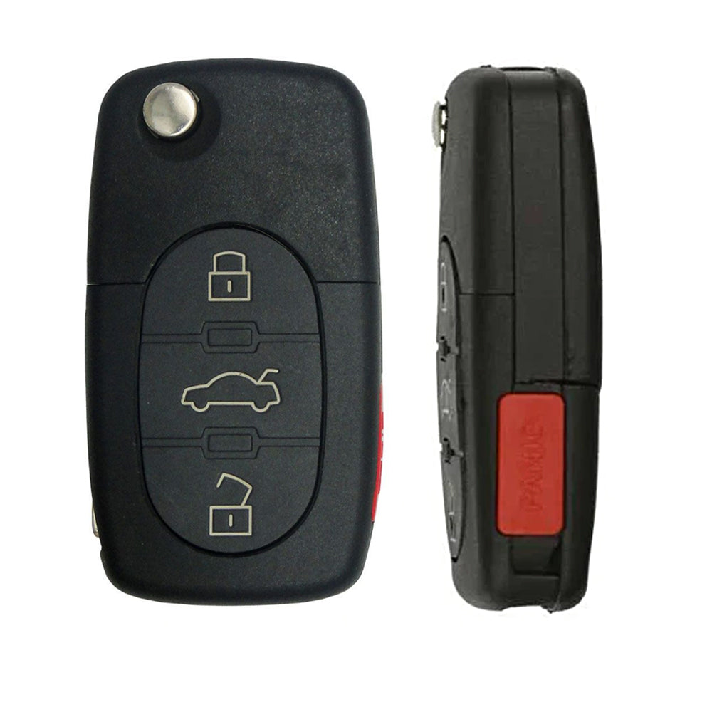 1997 - 2006 Audi Flip Key Fob 4B Part # 4D0837231M