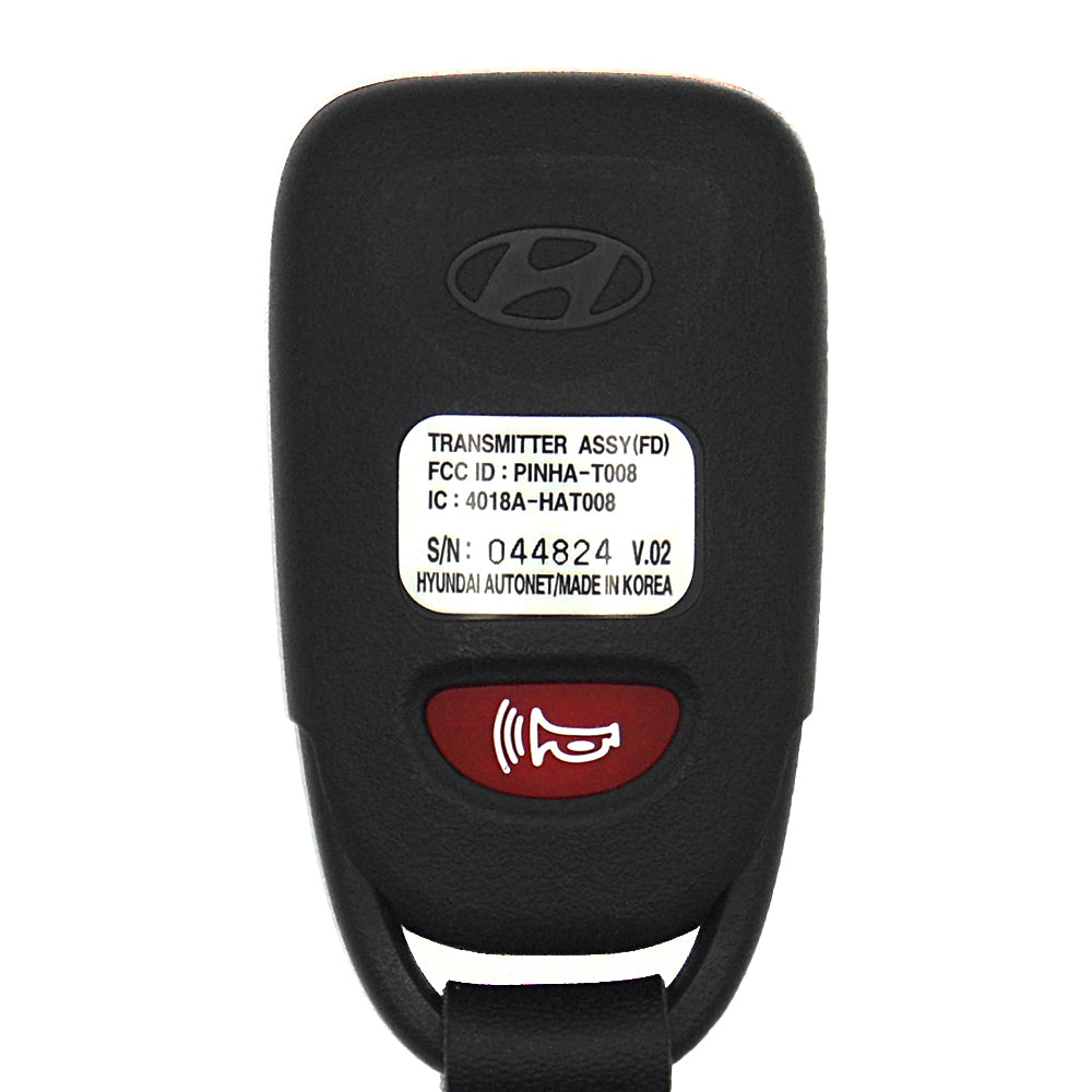 2008 - 2016 Hyundai Keyless Entry 4B Fob FCC# PINHA-T008