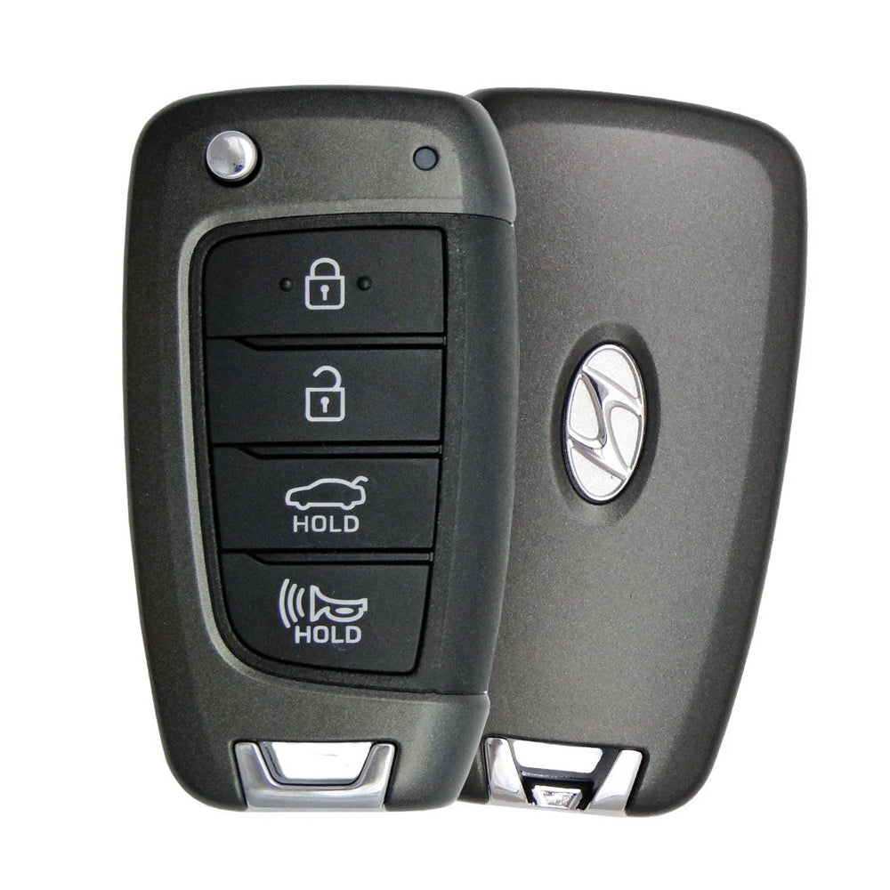 2024 Hyundai Elantra Flip Key Fob 4B W/ Trunk FCC# NYOMBEC4TX2004 - 95430-AA600 - 8A Chip - OEM