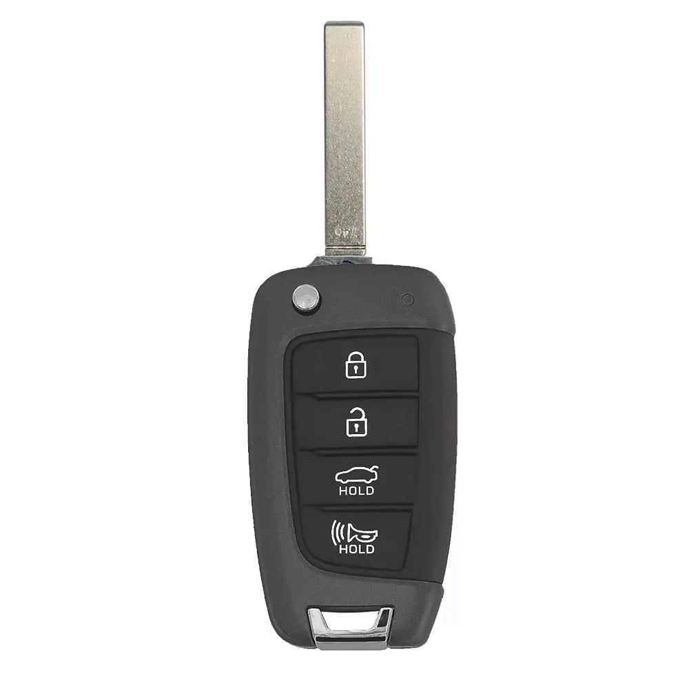 2024 Hyundai Elantra Flip Key Fob 4B W/ Trunk FCC# NYOMBEC4TX2004 - 95430-AA600 - 8A Chip - OEM