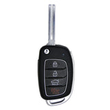 2017 - 2018 Hyundai Elantra Flip Key Fob 4B FCC# OKA-NO38