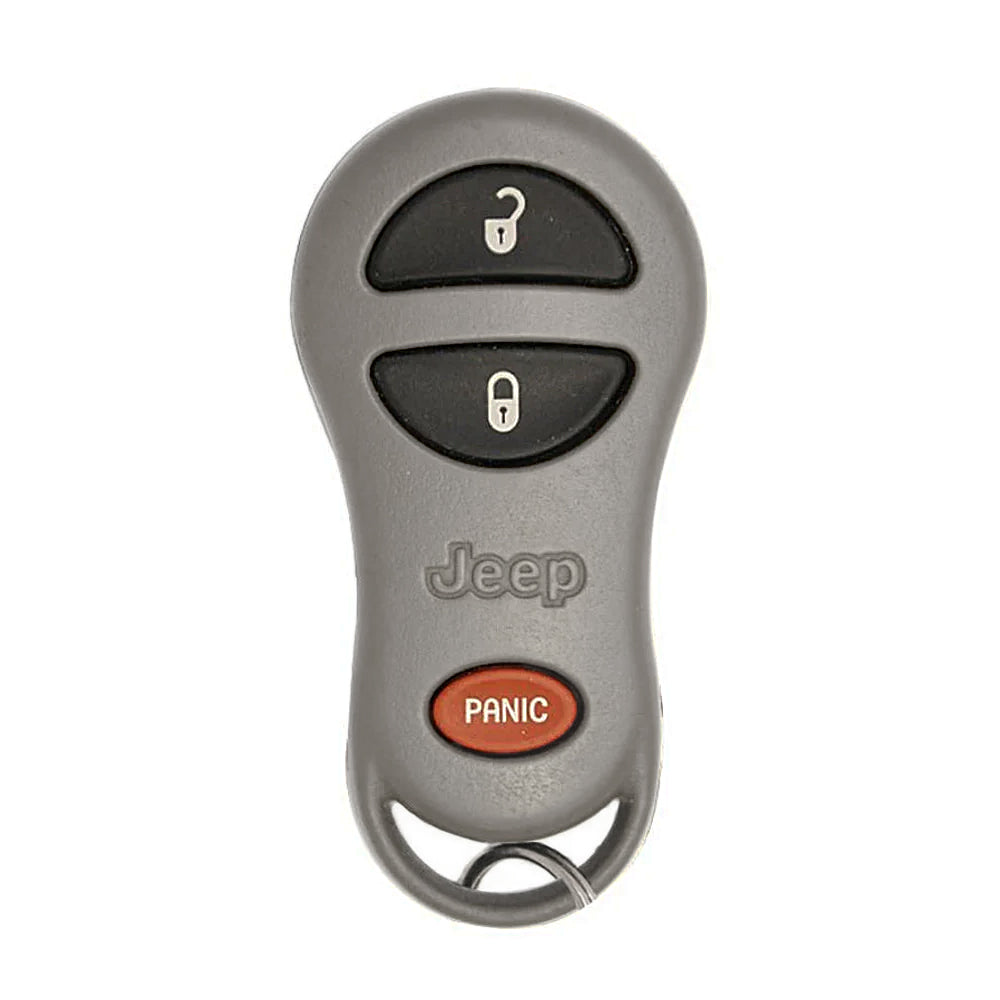 2001 - 2004 Jeep Grand Cherokee Keyless Entry (Gray) 3B Fob FCC# GQ43VT9T