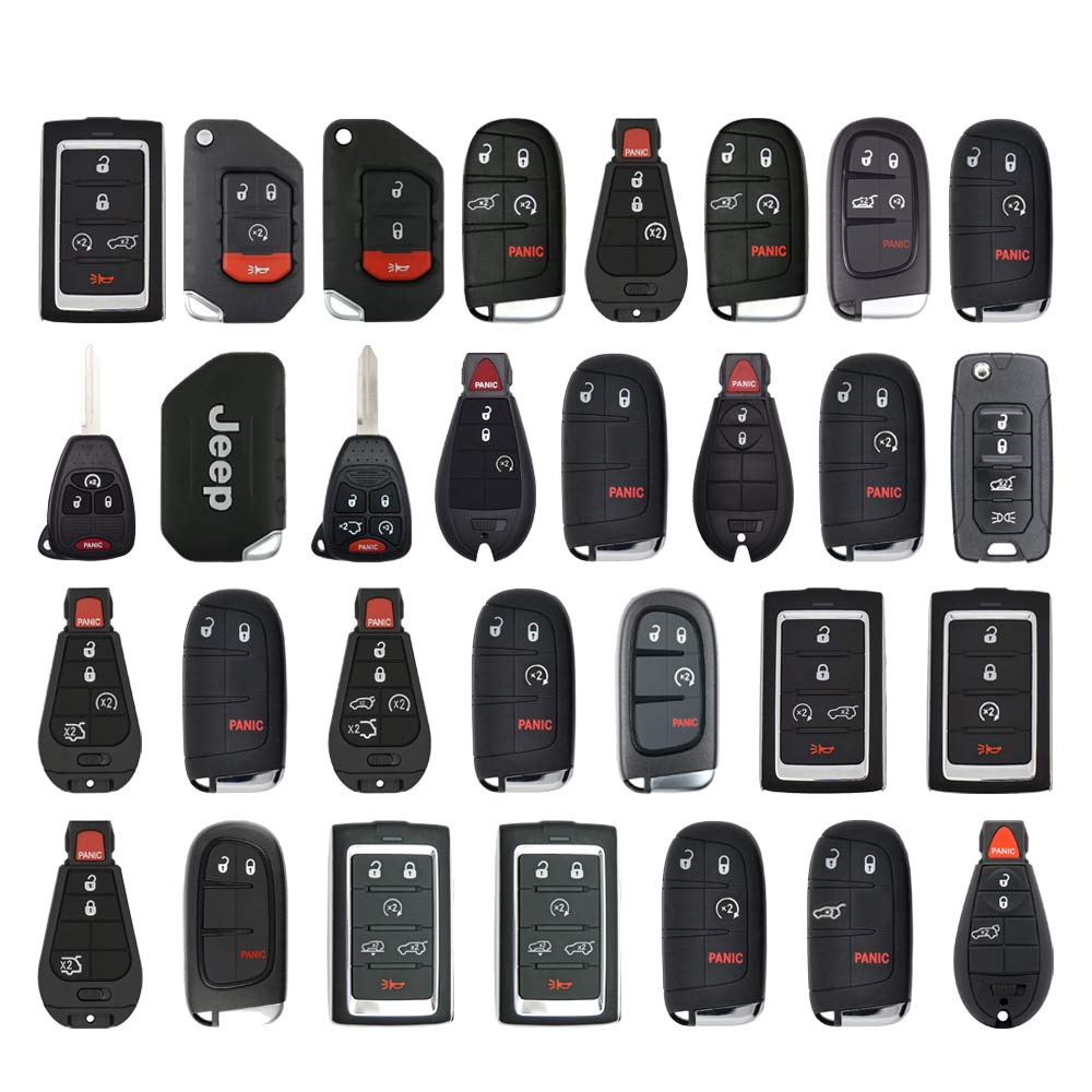 AKS KEYS Aftermarket 30 Jeep Keys Bundle